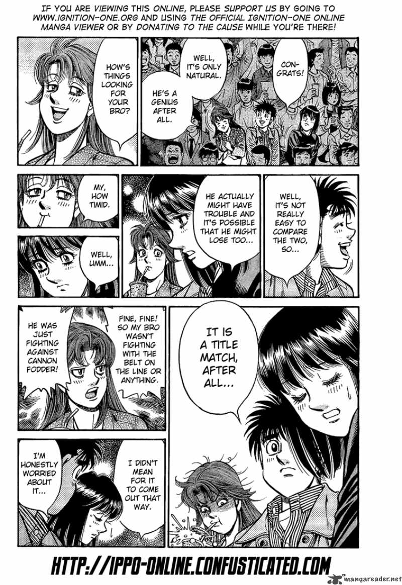 Hajime no Ippo Chapter 853 - Page 2