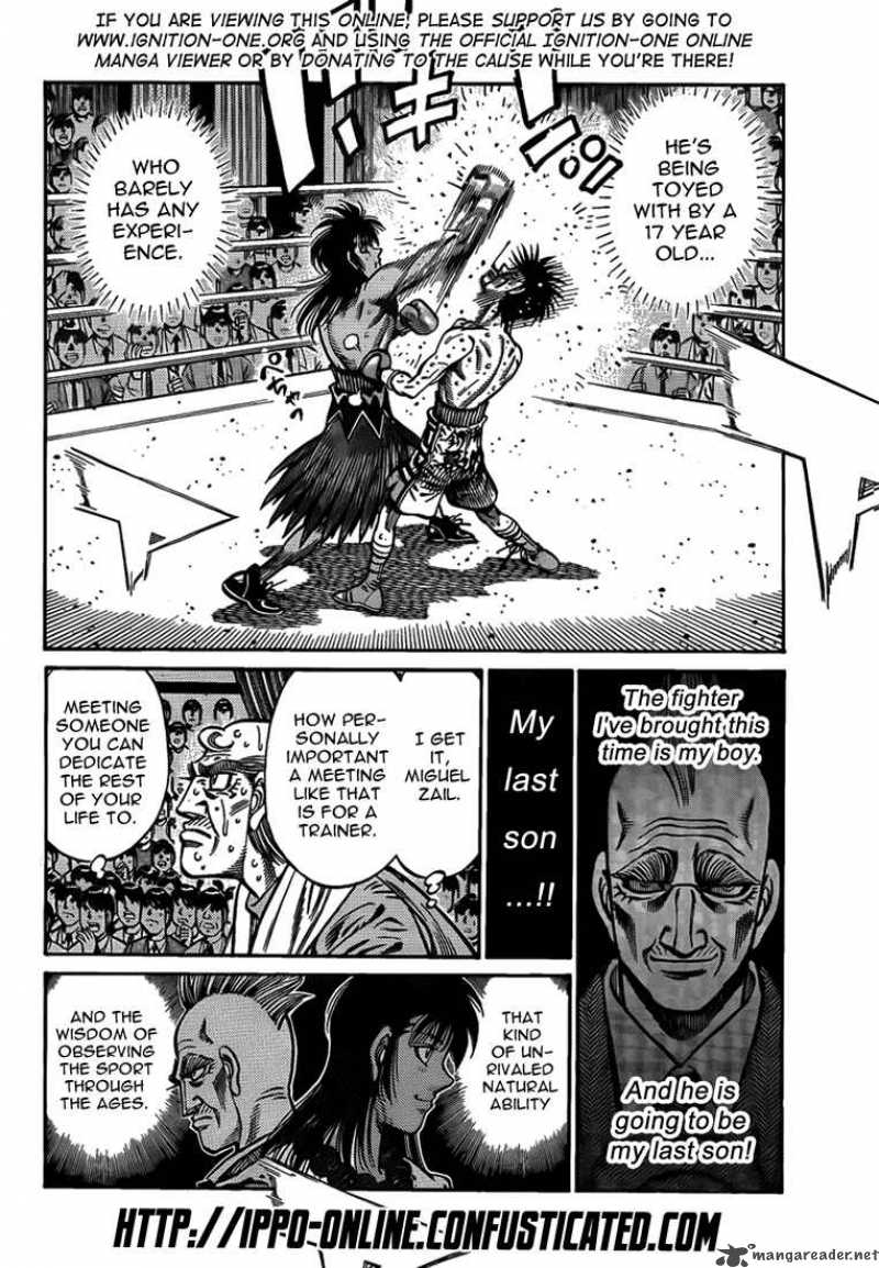 Hajime no Ippo Chapter 886 - Page 2