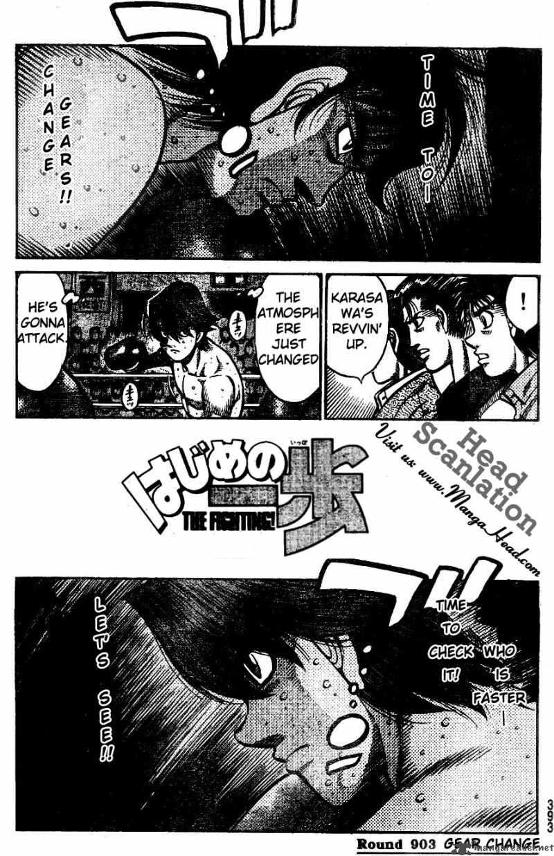 Hajime no Ippo Chapter 903 - Page 1
