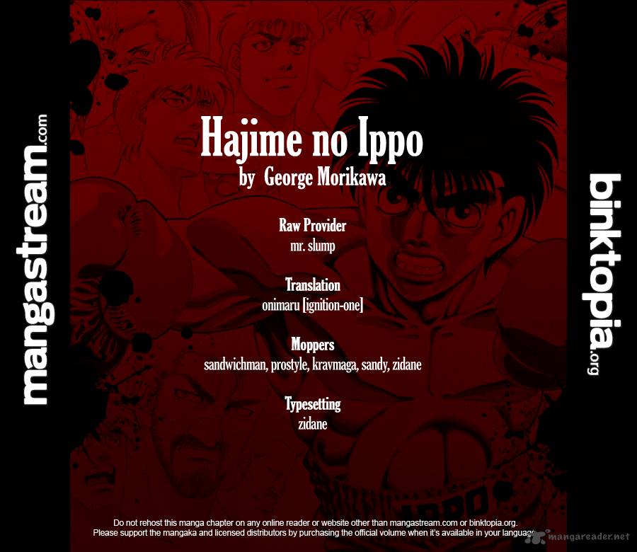 Hajime no Ippo Chapter 926 - Page 18