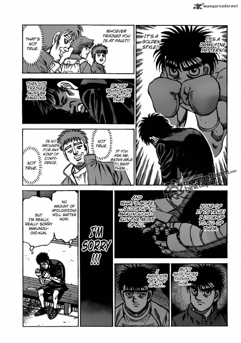Hajime no Ippo Chapter 930 - Page 15