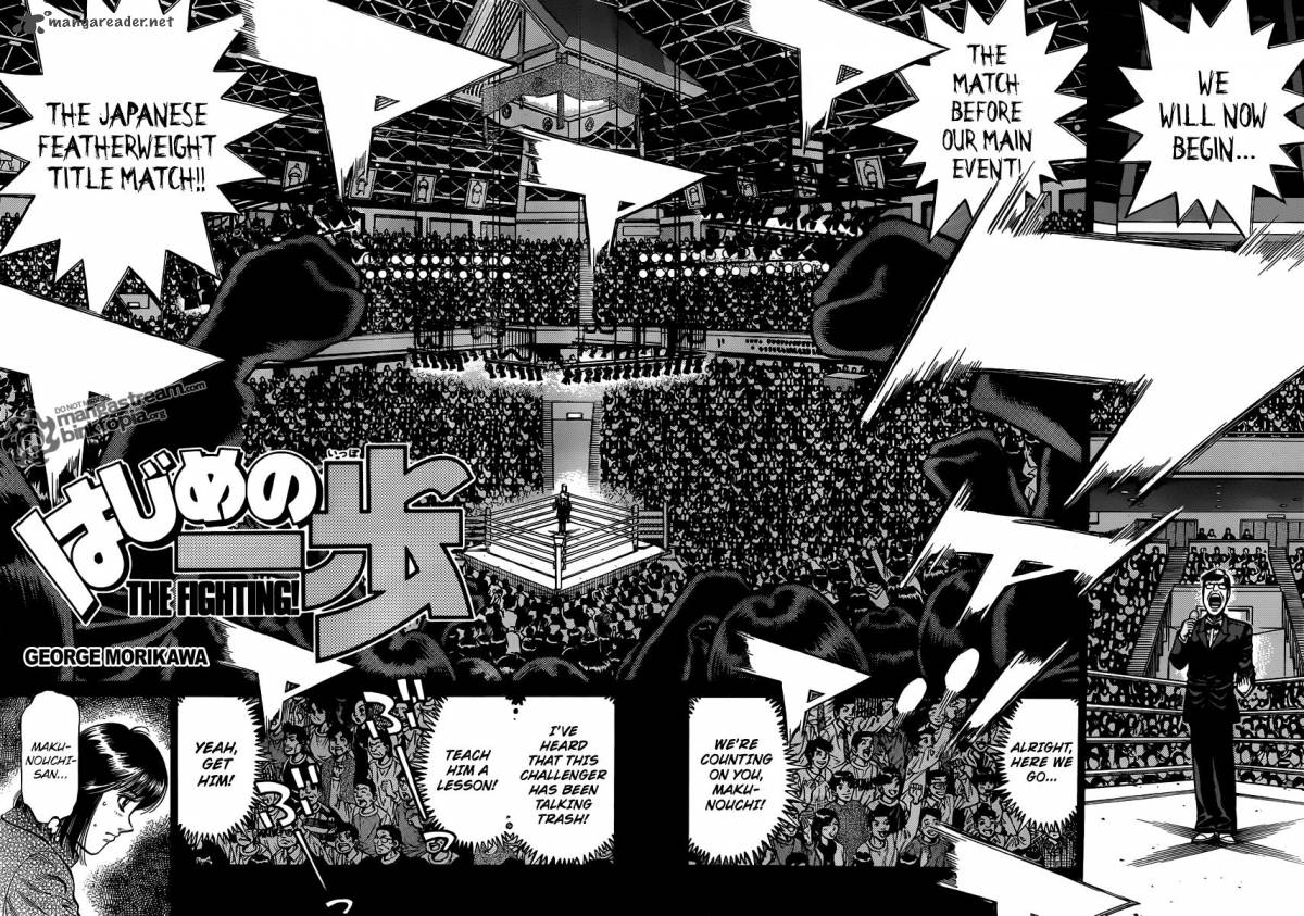Hajime no Ippo Chapter 931 - Page 3