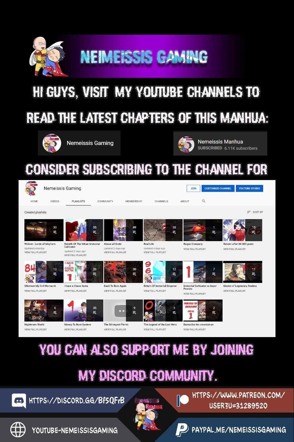 Rebirth of the Urban Immortal Cultivator Chapter 449 - Page 1